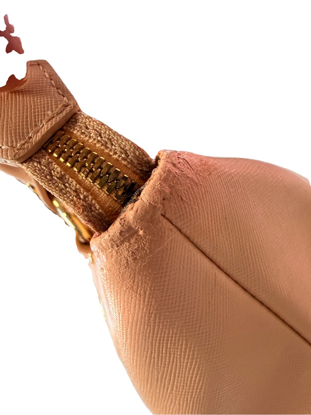 Vivienne Westwood Anglomania Blush Pink Leather Tote  **damaged/peeling -READ - Picture 10 of 16
